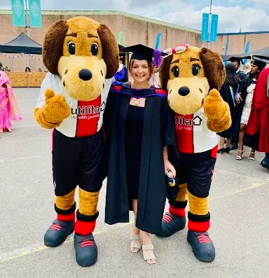 Holly at Southampton University.